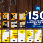 150+ Shopping Offer Promotion Marketing Banner Bundle