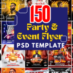 150 - Premium Party & Event Flyer PSD Template Instant Access