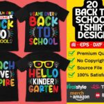 20 Back To School T-Shirt Design