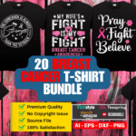 20 Breast Cancer T-Shirt Bundle