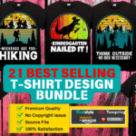 21 Best Selling T-Shirt Design Bundle