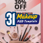 31 Makeup PSD Templates  Editable & Glamorous Designs for Beauty Brands