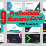 19 - Clean & Professional Business Card PSD Template