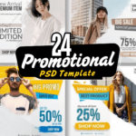 24 - Eye-Catching Promotional PSD Templates  Ideal for Business & Events