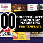 100 Shopping Offer Promotion Marketing Banner Bundle