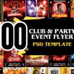 100 - Modern Party & Event Flyer PSD  Perfect for Clubs & Celebrations