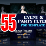 55 - Event & Party Flyer PSD  High-Quality Design for Any Occasion