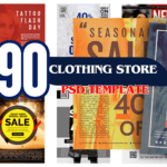 90 - Clothing Store PSD Templates  Stylish & Editable Designs for Fashion Brands