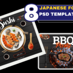 8 Japanese Food PSD Templates  Editable & Authentic Designs for Restaurants