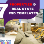 7 Properties & Real State PSD Templates  Sleek, Professional & Fully Editable Real Estate Designs