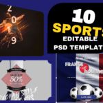10 - Sports - Editable PSD Template  Modern & Fully Customizable Education Design