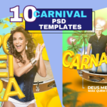 10 Carnival PSD Templates  Colorful & Editable Designs for Festivals & Events
