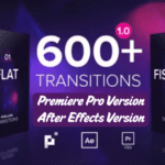 600+ transitions-pack -Premiere Pro Version and After Effects Version