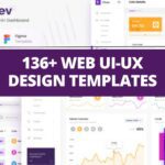 136+ Web UI/UX Design Templates Bundle
