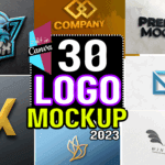 30 Editable Logo Mockup | Customizable Logo Mockup