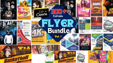 300+ Flyer Designs with our Editable Flyer Templates. PSD Files Included: Customizable Flyer Template Bundle. Transform Your Promotions