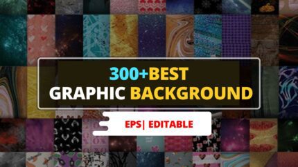 300+ Best Graphic Backgrounds Bundle – High-Quality Textures, Patterns & Overlays