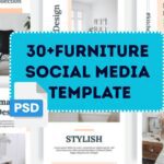 30+ Furniture Social Media Templates | Editable PSD & Canva Designs