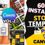 600+ Editable Instagram Story PSD Templates for Photoshop & CANVA Vol-2