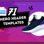 71+ Editable Hero Header Templates Bundle