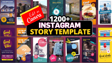 1200+ Eatable Instagram Story PSD Templates Bundle