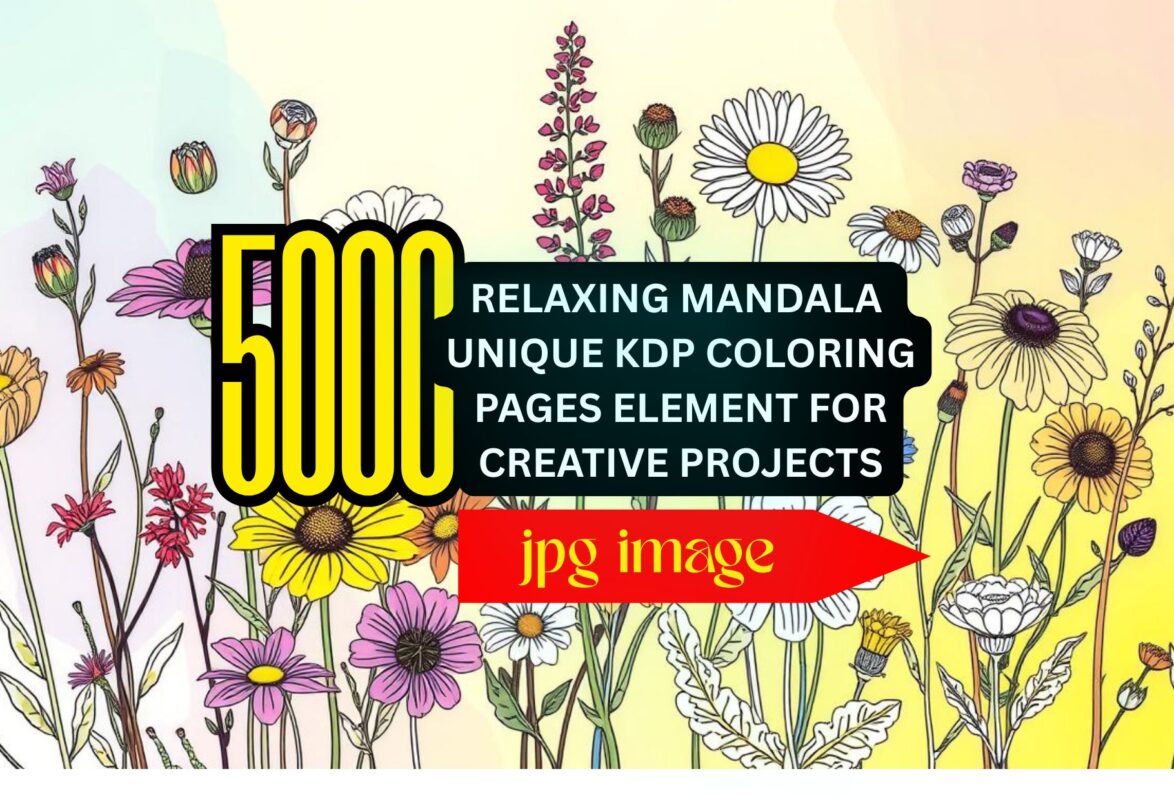 5000+ Unique KDP Coloring Pages Bundle