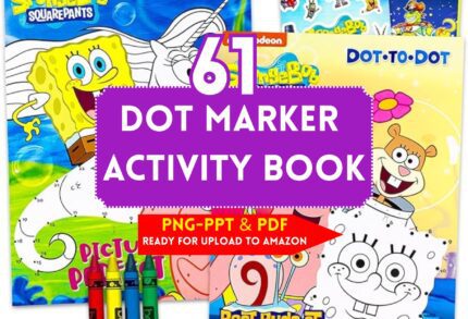 61 Dot Marker Activity Book – Printable PDF & PNG Pages for Toddlers