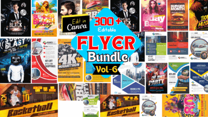 300+ Flyer Designs with our Editable Flyer Templates-vol-6