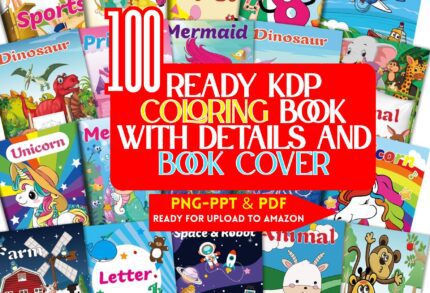 100+ Premium Coloring Book Bundle