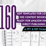 160+ KDP Templates Bundle – Low & Mid Content Books Ready for Amazon