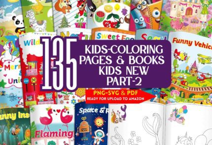 135+ KIDS Coloring Pages & Books (NEW Part 2)