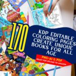170+ KDP Editable Coloring Pages