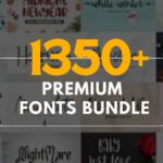 1,350+ Premium Font Bundle