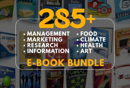 285+ Management, Marketing, Research, Information, Food, Climate, Health, and Art E-book Bundle