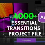 4000 Essential Transitions Adobe After Effects Project Files