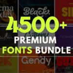 4,500+ Premium Font Bundle