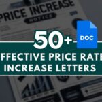 50 Effective Price Rate Increase Letters