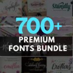 700+ Premium Font Bundle