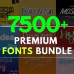 7,500 Premium Font Bundle
